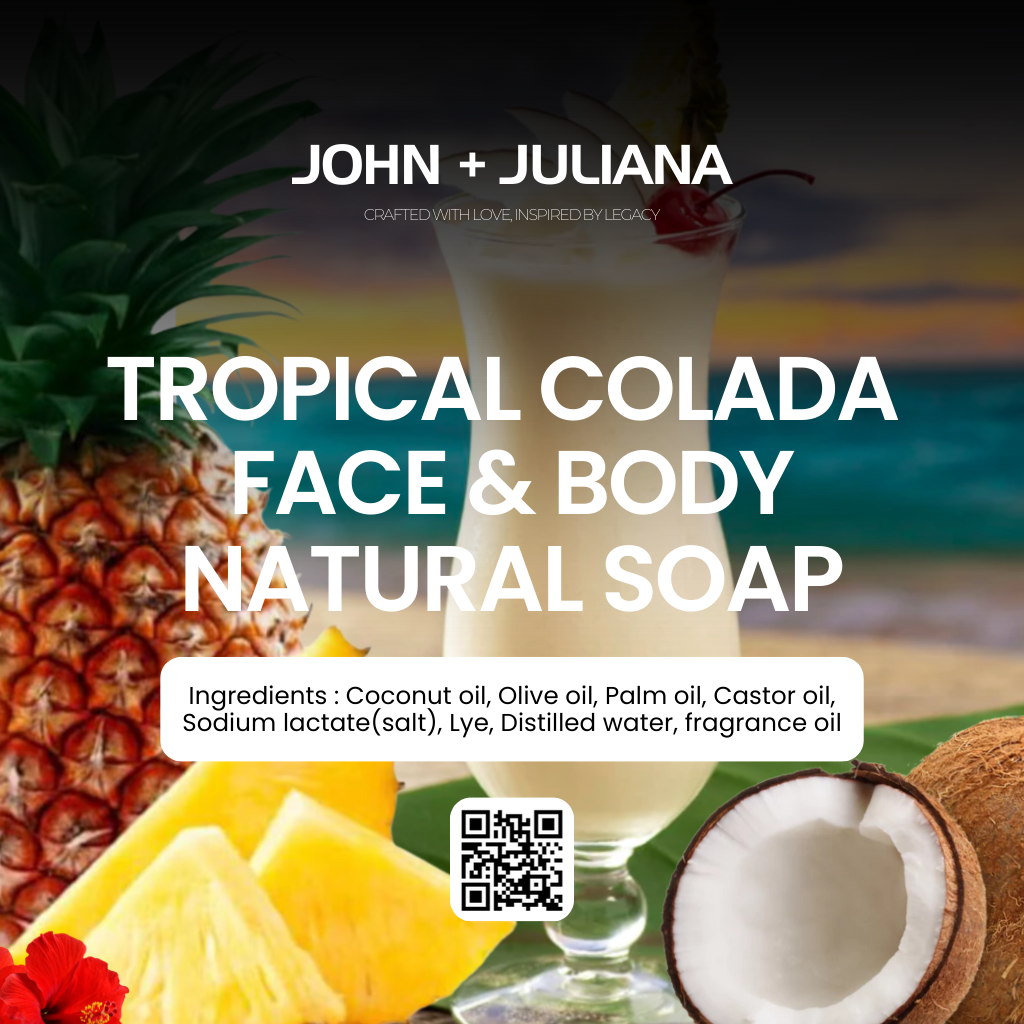 J+J Handmade Soap | Tropical Colada